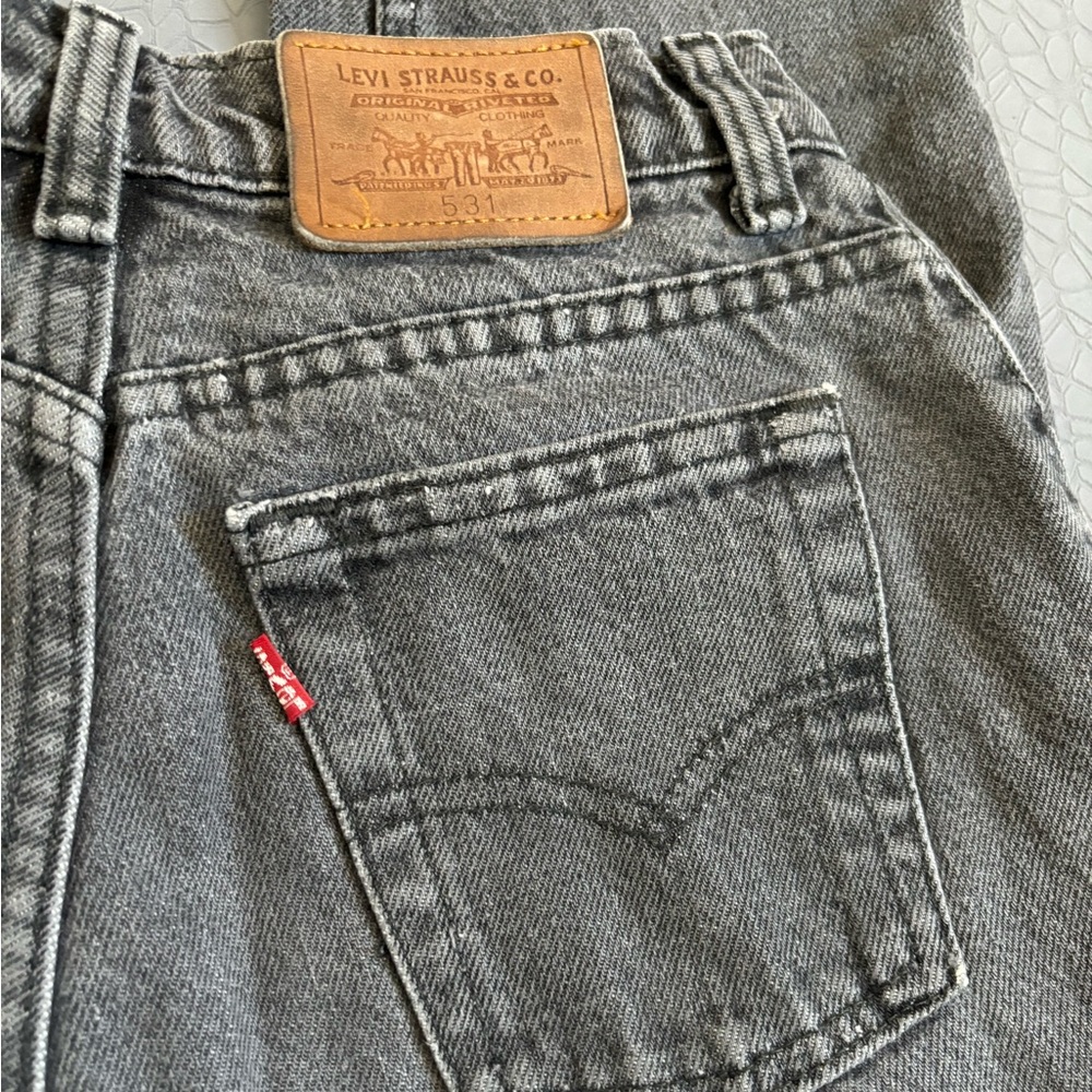 Vintage Levi 531 Jeans Grey Approximately Size 24